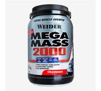 Weider Mega Mass 2000 1,5 kg Fresa - Unico - Proteínas MKP talla T.U.