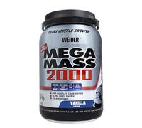 Weider Mega Mass 2000 Vainilla 1500 g — 67% hidratos, 16% proteínas