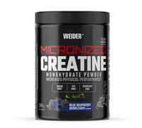 Weider Micronized Creatine Monohydrate Powder (300g) Sabor Chicle de Frambuesa. Monohidrato de Creatina 200 Mesh con AstraGin, Stevia, Sin Grasa, Sin Estimulante, Vegan