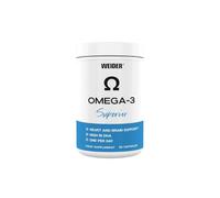 Weider Omega-3 Superior Fish Oil Capsules, High Dosage, 1000 mg Fish Oil per Capsule, Essential Fatty Acids, EPA + DHA in Bioavailable Triglyceride Form (TG), 90 Capsules