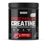Weider Premium Creatine (375g) Sabor Cereza, Creatina Monohidrato 100% Creapure, Sin Azúcar, Vegano, Aumento del Rendimiento Físico (75 Porciones)
