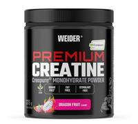 Weider Premium Creatine (375g) Sabor Fruta del Dragón, Creatina Monohidrato 100% Creapure, Sin Azúcar, Vegano, Aumento del Rendimiento Físico (75 Porciones)