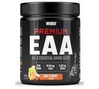 Weider Premium EAA Powder - Aminoácidos Esenciales - BCAA 2:1:1 Ratio, vegano y sin azúcar - 325g - Multifruta