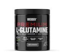 Weider Premium L-Glutamine (400g) Sabor Neutro, 99% L-Glutamina Kyowa Quality® + AstraGin® para mejorar su absorción, Protección Muscular, Efecto Voluminizador, Pre & Post Entreno, Sin estimulantes