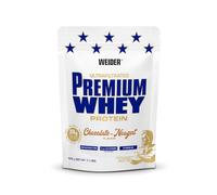 Weider Premium Whey Protein Powder, 500g, Chocolate-Nougat | Alto Contenido de Proteínas, Bajos Carbohidratos y Baja Grasa, Con L-Glutamina y Vitamina B6