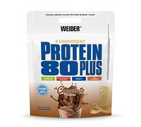 Weider Protein 80 Plus, 2kg, Chocolate | Proteína en Polvo de 4 Componentes, 80% de Proteínas, Batido Cremoso con Calcio y Vitamina B6