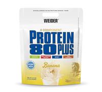 Weider Protein 80 Plus - Proteína en Polvo - 80% de Proteína - Batidos con Calcio y Vitamina B6-2kg - Plátano