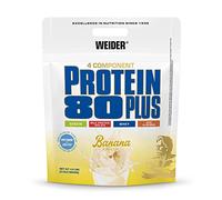 Weider Protein 80 Plus, 2kg, Plátano | Proteína en Polvo, 80% de Proteína, Batidos con Calcio y Vitamina B6