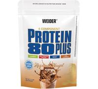 Weider Protein 80 Plus - Proteína en Polvo de 4 Componentes - 80% de Proteína - Batido Cremoso con Calcio y Vitamina B6-500g - Avellana-Nocilla