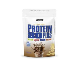 Weider Protein 80 Plus, 500g, Chocolate | Proteína en Polvo de 4 Componentes, 80% de Proteínas, Batido Cremoso con Calcio y Vitamina B6