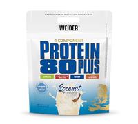 Weider Protein 80 Plus - Proteína en Polvo de 4 Componentes - 80% de Proteína - Batido Cremoso con Calcio y Vitamina B6-2kg - Coco
