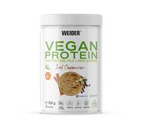 Weider Proteína vegana Vegan Protein – 23 g/dosis, con B12, sin gluten – Capuchino 750 g