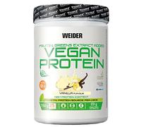 Weider Vegan Protein (750g) Sabor Vainilla. Proteína 100% Vegetal de Guisantes (Pisane) y Arroz. Sin Gluten, Sin Lactosa, Sin Hexano.