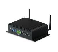 WEIDIAN Mini PC sin Ventilador i7-10510U Industrial Fanless Ordenador 32GB RAM 512GB SSD Win11 Ordenadores Sobremesa GPIO, 4K 2HD+DP, 2LAN, 2COM RS232/422/485, 6USB WiFi&BT Wake On LAN Auto Power On