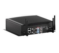 WEIDIAN PC Industrial EH4-T Fanless Mini PC sin Ventilador Win 11 i5-10210U 8G RAM 512G SSD Ordenador Industrial, 6X RS232/RS485/RS422 COM, GPIO, 2LAN, 8USB WiFi&BT 4K HD+DP+Type-C