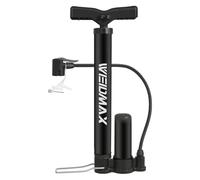 WEIDMAX Mini Bomba de Bicicleta, Bomba de Piso Portátil para Bicicleta con válvula Presta y Schrader, Bomba de Aire de Pie de Bicicleta, Hinchador Bicicleta para Neumáticos de Bicicleta, etc.