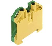 Weidmüller 1010400000 WPE 16 Bornes de Tierra Modulares, 1 Piso, 16mm², 1 unidad