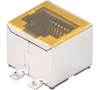 Weidmüller 1433900000 Omnimate Data RJ45 Toma, 2.7N4N, 180°, SMD, Cat.5, 8 Polos, 125 V AC, 1.5 A, 20.5 mm Longitud, 16.1 mm Ancho, 13.2 mm Alto