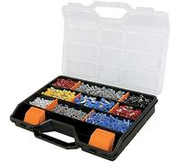Weidmüller 485789 - Juego de terminales de cable (2200 piezas, con maletín surtido, incluye según DIN 0,5 - 16,0 mm², maletín surtido ajustable individualmente)
