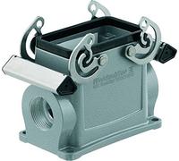 Weidmüller HDC 24D SBU 2M25G Gris conector - Conectores de cable (Gris, Acero inoxidable, IP65, -40-125 °C)