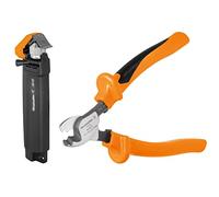 Weidmüller Surtido de procesamiento de cables de 2 piezas (incluye cortador de cables KT 8 VDE y herramienta de pelado para cable redondo de PVC) 490092