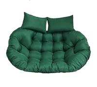WEIDPHL Cojín Doble Papasan, Impermeable Y Grueso, para Asiento Colgante, De Repuesto para Columpio De Exterior.,Verde