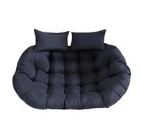 WEIDPHL Cojín Doble Papasan, Impermeable Y Grueso, para Asiento Colgante, De Repuesto para Columpio De Exterior.,Navy Blue