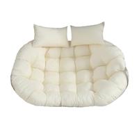 WEIDPHL Cojín Doble Papasan, Impermeable Y Grueso, para Asiento Colgante, De Repuesto para Columpio De Exterior.,Camel