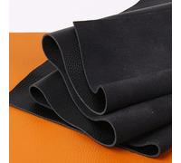 WEIDU Cuero curtido Vegetal de Primera Capa, Cuero Genuino de Vaca Tallado, Color Negro, Pintura de 1,5mm de Espesor para Piel de Color Negro