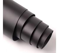 WEIDU Pieza precortada de Cuero, Primera Capa de Piel de Vaca Gruesa, Piel auténtica de 1,8 mm a 2 mm, Piel de Vaca DIY, artesanía en Cuero, Colores Negros Disponibles