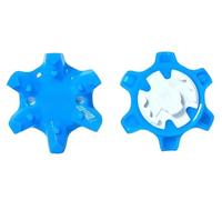 weiemgs 14 Piezas Repuestos Zapatos Golf Cleats con Llave - Compatible con Sistemas De Anclaje De adidas, Callaway, Footjoy, Nike, Oakley, Puma, Skechers(Azul)