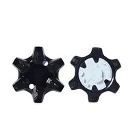 weiemgs 14 Piezas Repuestos Zapatos Golf Cleats con Llave - Compatible con Sistemas De Anclaje De adidas, Callaway, Footjoy, Nike, Oakley, Puma, Skechers(Negro)