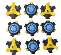 weiemgs 14 Piezas Spikes Golf Shoe Cleats con Llave - Compatible con Sistemas Footjoy, Nike, Callaway, Puma, Asics, Ecco, SQAIRZ, Oakley, adidas, Fast Twist, Tri-lok Y Slim-LOK.