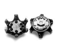 weiemgs 20 Piezas Clavos para Zapatos Golf con Llave - Compatible con Adidas, Skechers, Callaway, Puma, Oakley, Footjoy, Pins Sistemas(Negro)