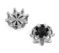 weiemgs 20 Piezas Clavos para Zapatos Golf con Llave - Compatible con Footjoy, Nike, Callaway, Puma, Asics, SQAIRZ, Payntr, Adidas, Fast Twist, Tri-Lok Y Slim-Lok Sistemas(Grey)