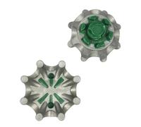 weiemgs 20 Piezas Clavos para Zapatos Golf con Llave - Compatible con Footjoy, Nike, Callaway, Puma, Asics, SQAIRZ, Payntr, Adidas, Fast Twist, Tri-Lok Y Slim-Lok Sistemas(Verde)