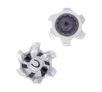 weiemgs 20 Piezas Clavos para Zapatos Golf con Llave - Compatible con Footjoy, Nike, Callaway, Puma, Asics, Oakley, SQAIRZ, Payntr, Under Armour, Adidas, Fast Twist, TriLok, SlimLok Sistemas(Plata)