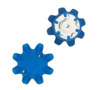 weiemgs 20 Piezas Clavos para Zapatos Golf con Llave - Compatible con Footjoy, Nike, Callaway, Puma, Asics, SQAIRZ, Payntr, Under Armour, Adidas, Fast Twist 3.0, TourLok Sistemas(Azul)