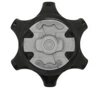 weiemgs 20 Piezas Clavos para Zapatos Golf Spikes con Llave - Compatible con Adidas, Skechers, Callaway, Puma, Oakley, Footjoy, Pins Sistemas(Negro)