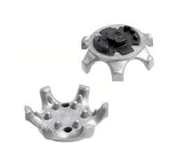 weiemgs 20 Piezas Clavos para Zapatos Golf Spikes con Llave - Compatible con Adidas, Skechers, Callaway, Puma, Oakley, Footjoy, Pins Sistemas(Grey)