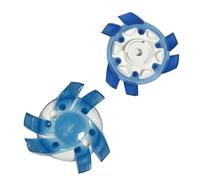 weiemgs 20 Piezas Clavos para Zapatos Golf Spikes con Llave - Compatible con Footjoy, Nike, Callaway, Puma, Asics, SQAIRZ, Payntr, Under Armour, Adidas, Fast Twist 3.0(Azul)