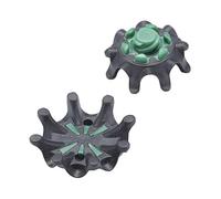 weiemgs 20 Piezas Clavos para Zapatos Golf Spikes con Llave - Compatible con Footjoy, Nike, Callaway, Puma, Asics, Oakley, SQAIRZ, Payntr, Adidas, Fast Twist, Tri-Lok Y Slim-LOK Sistemas(Negro)