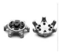 weiemgs 20 Piezas Clavos para Zapatos Golf Spikes con Llave - Compatible con Sistemas De Anclaje De adidas, Callaway, Footjoy, Nike, Oakley, Puma, Skechers(Grey)