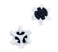 weiemgs 20 Piezas Reemplazo De Clavo De Golf con Llave - Compatible con Adidas, Skechers, Oakley, Puma, Callaway, Pins Interfaz(Blanco)