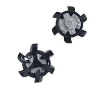 weiemgs 20 Piezas Reemplazo De Clavo De Golf con Llave - Compatible con Adidas, Skechers, Oakley, Puma, Callaway, Pins Interfaz(Negro)