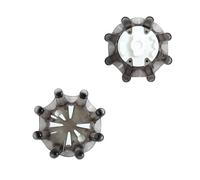 weiemgs 20 Piezas Repuesto Zapatos Golf Cleats - Spikes para Zapatos De Golf - Compatible con Adidas, Skechers, Oakley, Puma, Callaway, Pines Interfaz(Grey)