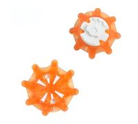 weiemgs 20 Piezas Repuesto Zapatos Golf Cleats - Spikes para Zapatos De Golf - Compatible con Adidas, Skechers, Oakley, Puma, Callaway, Pines Interfaz(Naranja)