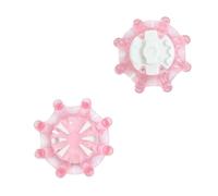 weiemgs 20 Piezas Repuesto Zapatos Golf Cleats - Spikes para Zapatos De Golf - Compatible con Adidas, Skechers, Oakley, Puma, Callaway, Pines Interfaz(Rosa)