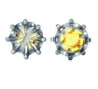 weiemgs 20 Piezas Spikes Clavos para Zapatos Golf Spike con Llave - Compatible con Footjoy, Nike, Callaway, Puma, Asics, Ecco, SQAIRZ, Oakley, adidas, Fast Twist, Tri-Lok Y Slim-LOK(Verde)