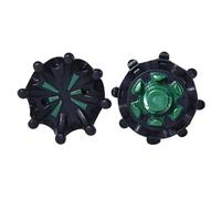 weiemgs 20 Piezas Spikes Clavos para Zapatos Golf Spike con Llave - Compatible con Footjoy, Nike, Callaway, Puma, Asics, Ecco, SQAIRZ, Oakley, adidas, Fast Twist, Tri-Lok Y Slim-LOK(Amarillo)